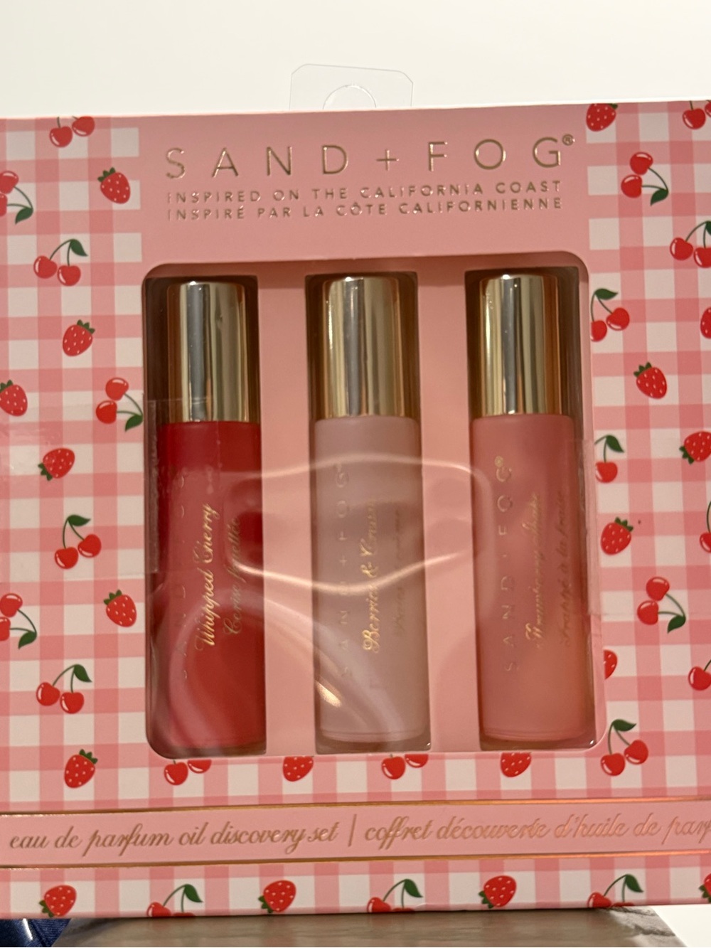 SAND+FOG  Fragrance Oil Trio - Pink & Red Shades